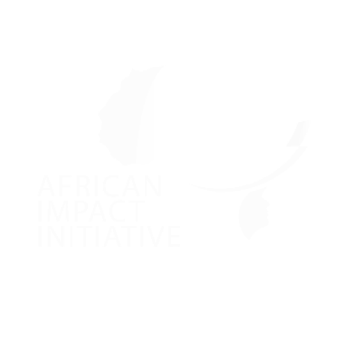 Affrican Impact Initiative logo white